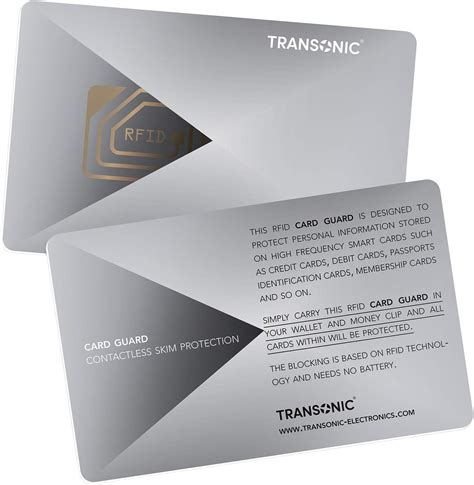 transonic rfid card|is my card rfid.